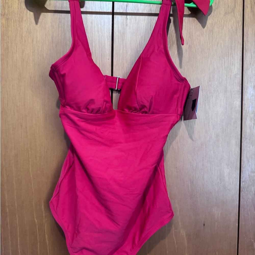 Shade & Shore Fuchsia One-Piece Swimsuit